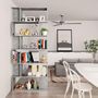 Voir la diapositive 4 : VIDAXL Bibliotheque/Separateur de piece Gris beton Bois d'ingenierie