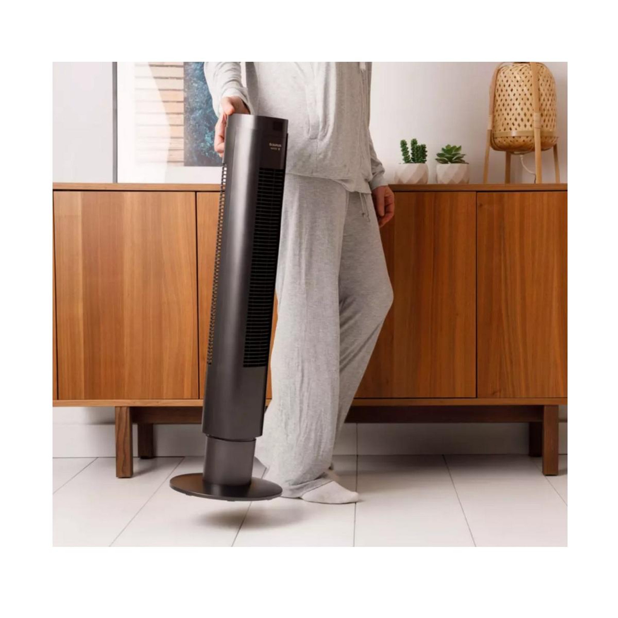 Voir la diapositive 4 : Taurus Alpatec Ventilateur colonne 50w 4 vitesses noir - fa009d