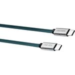 TNB Câble USB vers USB-C 1.5m nylon bleu