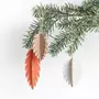 RICO DESIGN Décorations de Noël en bois - 3 pommes de pin en relief