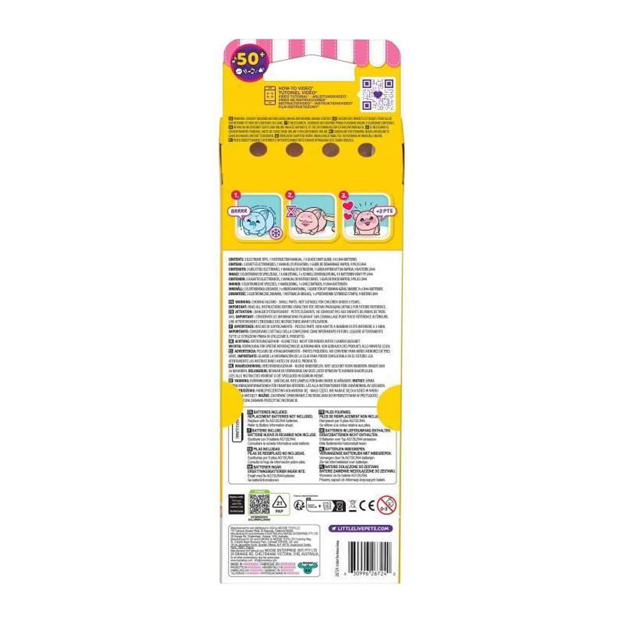 Voir la diapositive 3 : LITTLE LIVE PETS Pack de 3 Needes - Little Live Pets - Série 2 - Animaux électroniques