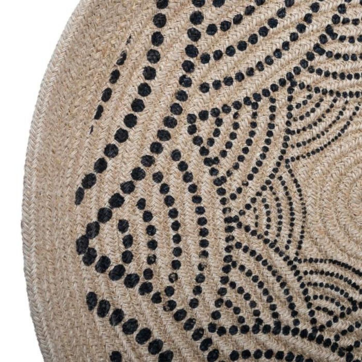 ATMOSPHERA Lot de 2 Décorations Murales Jute  Panier  48cm Naturel