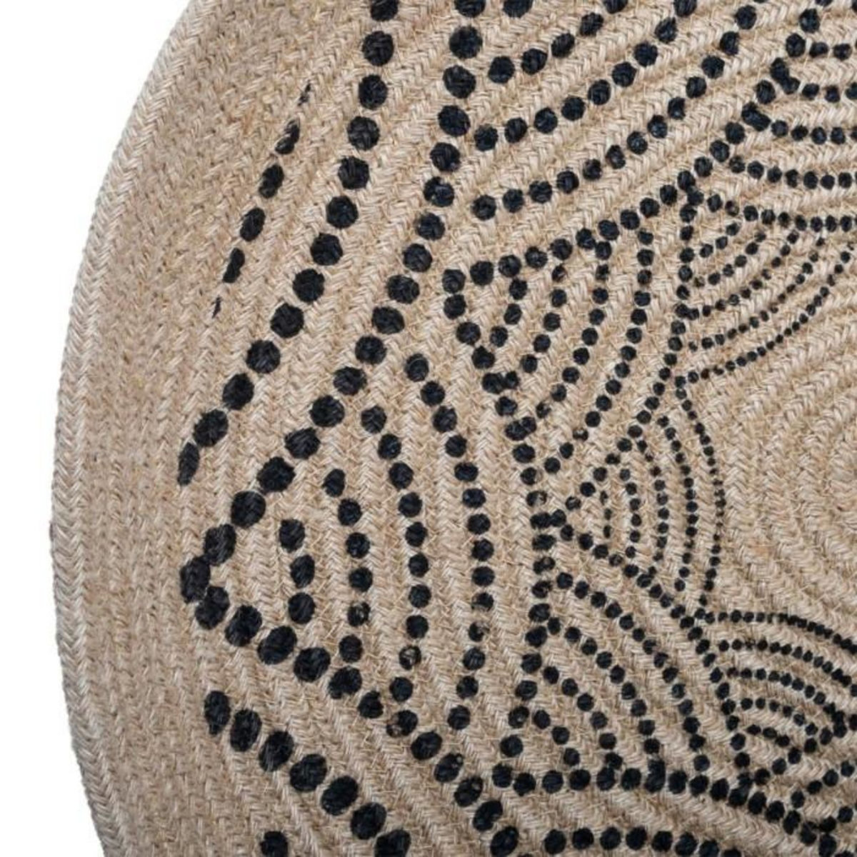 ATMOSPHERA Lot de 2 Décorations Murales Jute  Panier  48cm Naturel