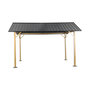 Voir la diapositive 4 : SWEEEK Carport CALISTA en aluminium et acier anthracite. 12 m²