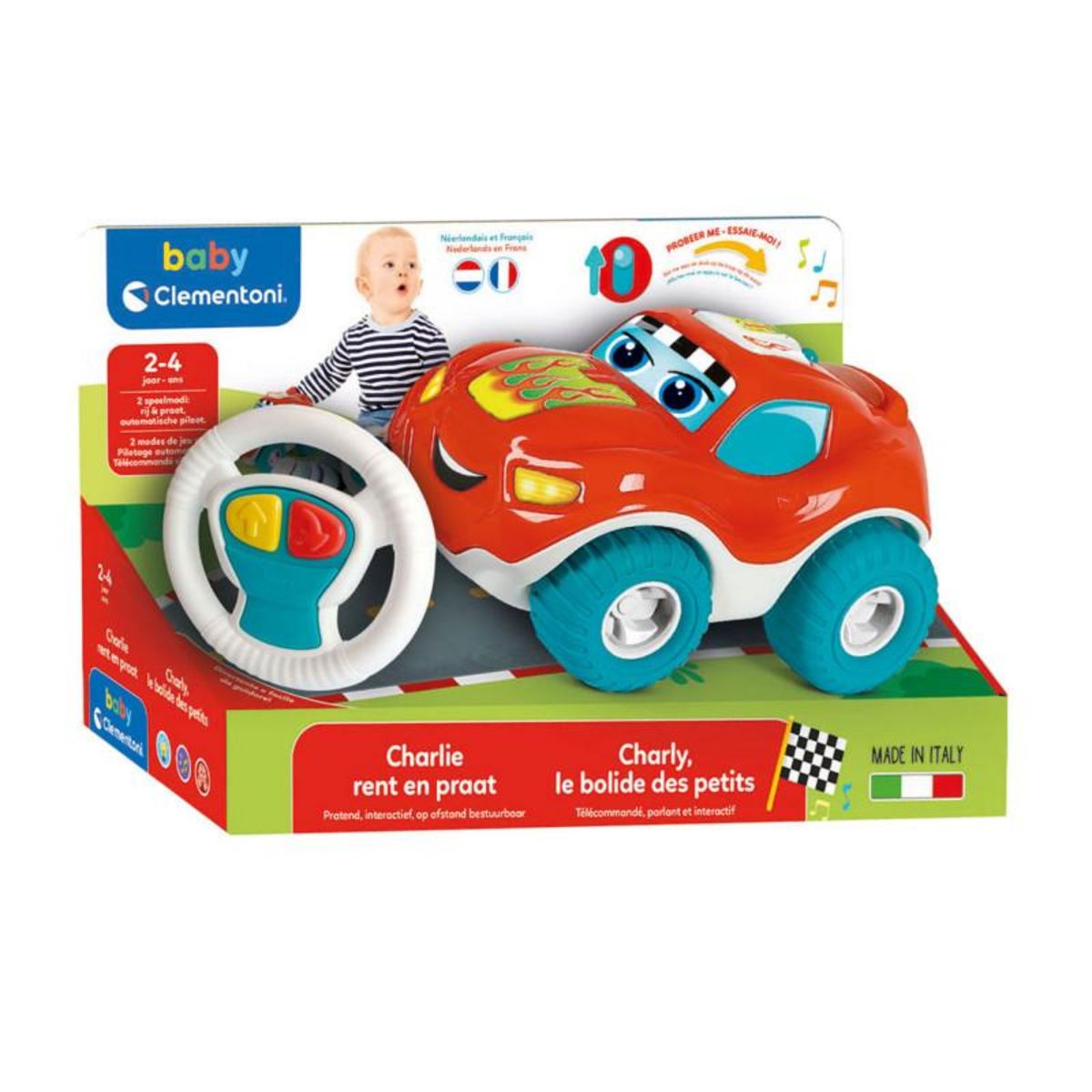 CLEMENTONI Clementoni Baby Charlie Drivable Car 56180