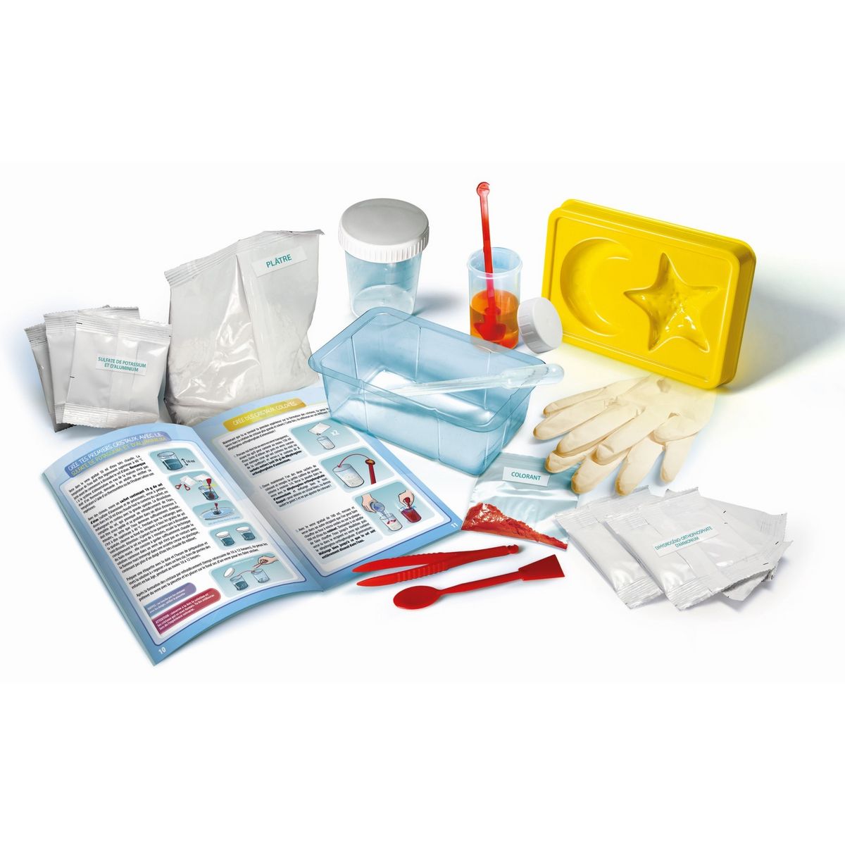 CLEMENTONI Un coffret scientifique - Mes premiers cristaux