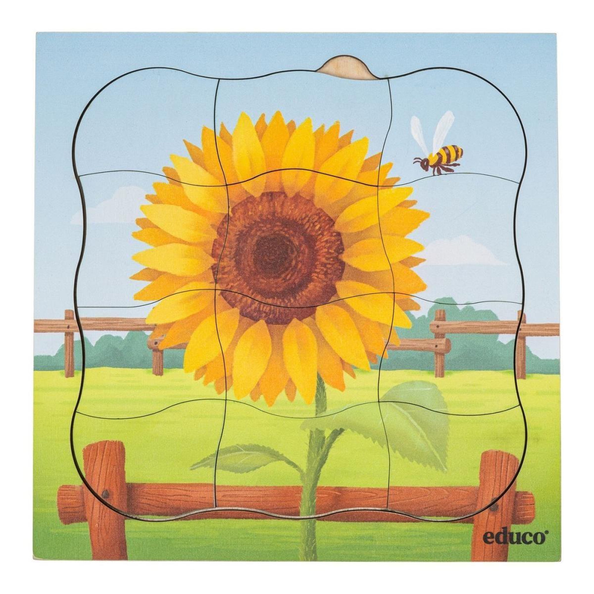 Voir la diapositive 2 : EDUCO À la ferme - lot combiné — 5 puzzles