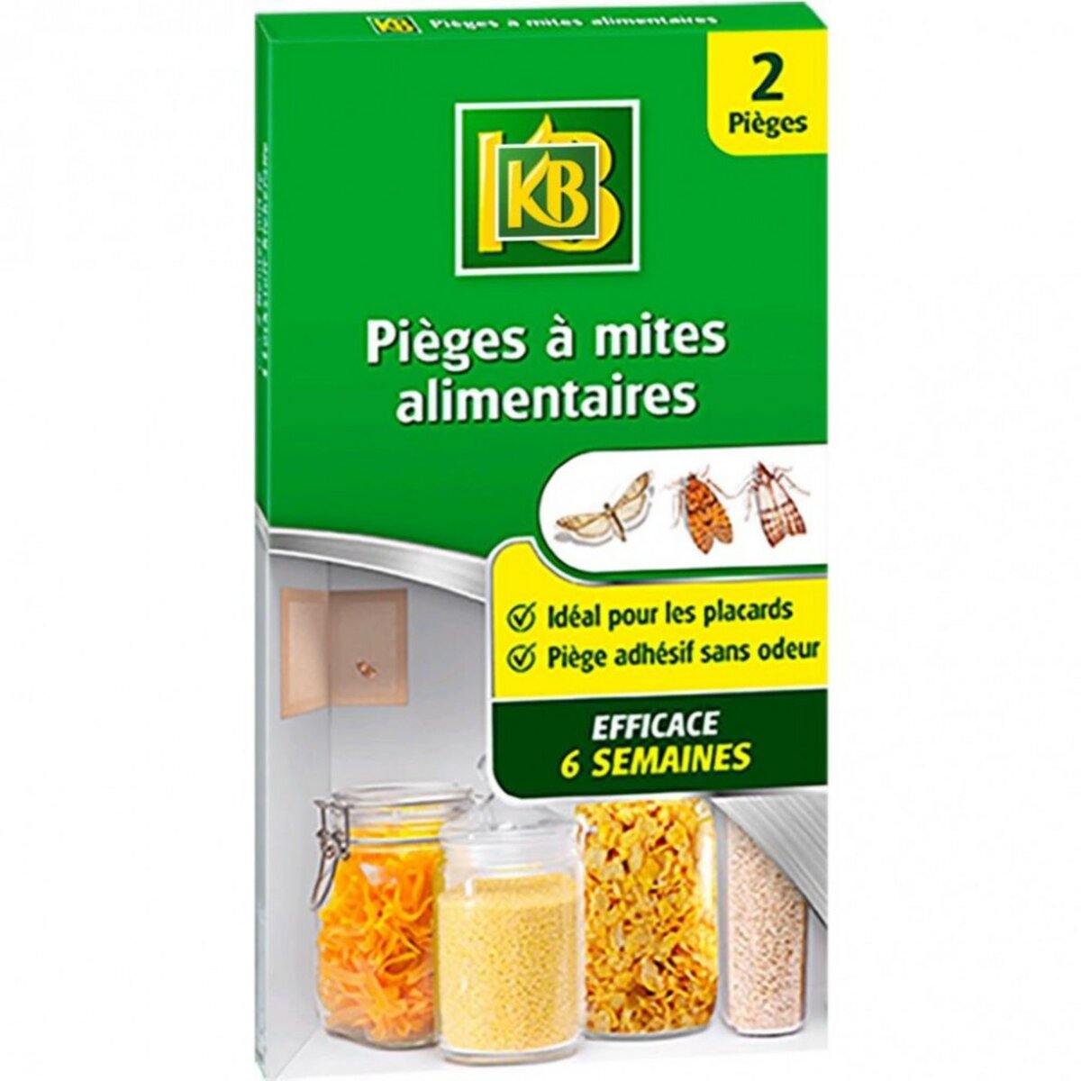 CENTRALE BRICO Lot de 2 Pièges anti-mites alimentaire, KB