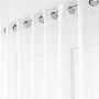 Voir la diapositive 2 : Paris Prix Rideau Voilage à Œillets  Lisséa  300x240cm Blanc