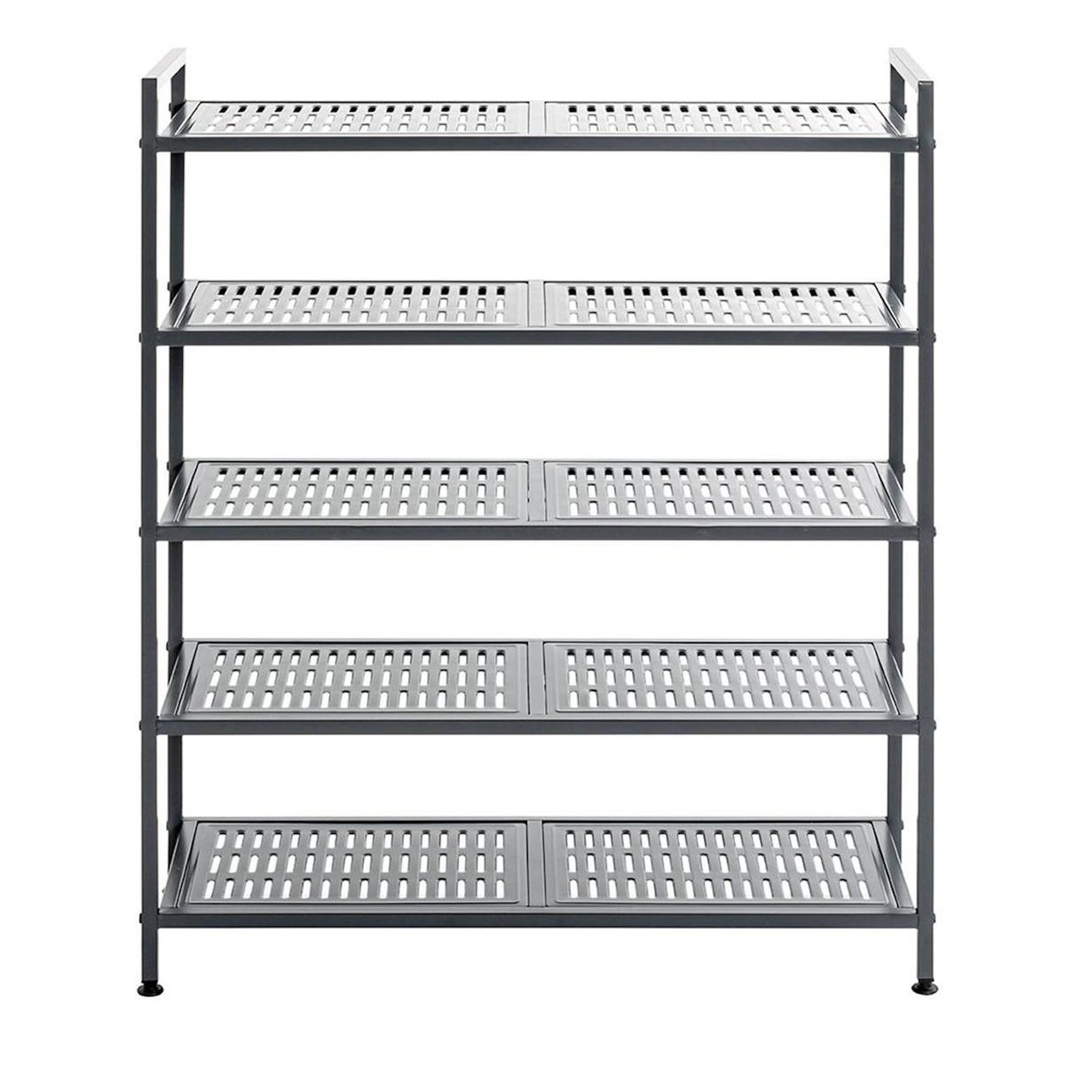 Paris Prix Étagère à Chaussures 5 Niveaux  Arthur  90cm Anthracite