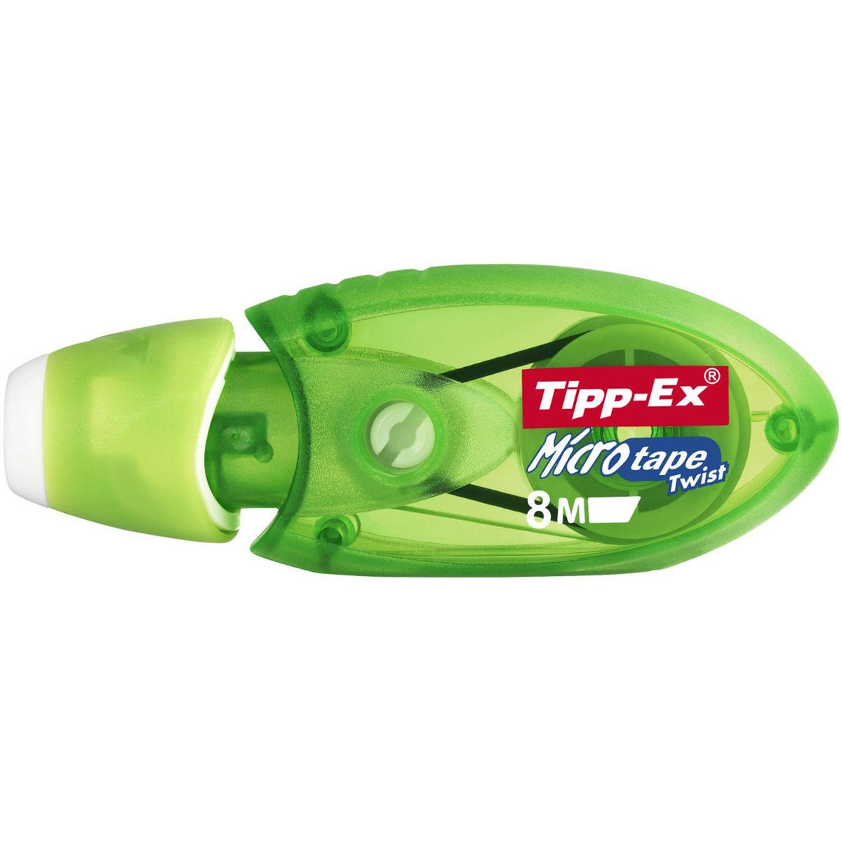 TIPP-EX Lot de 3 souris correctrices 8m avec capuchon Micro Tape Twist bleu et vert