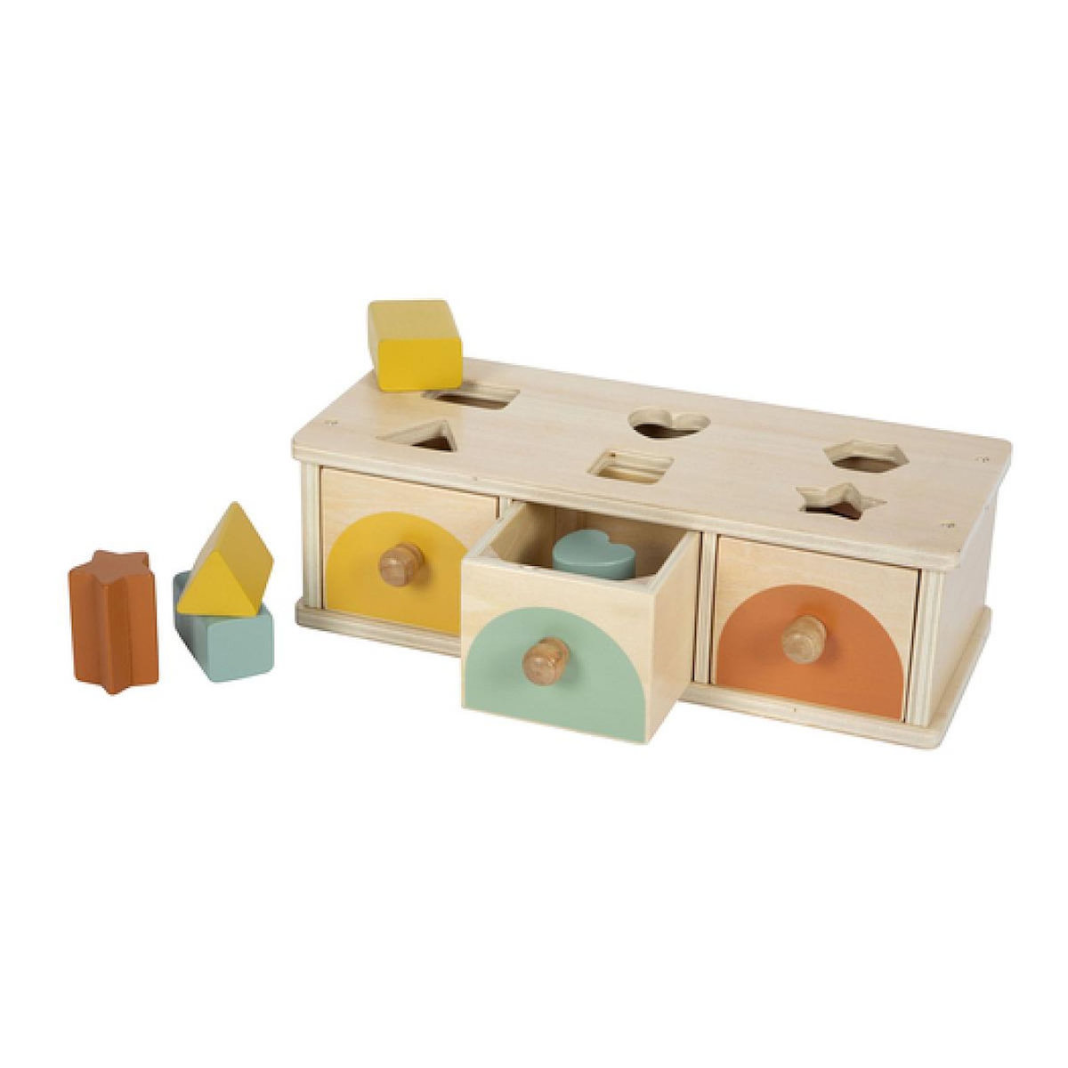 SMALLFOOT Jeu de tri Montessori - Boite d encastrement