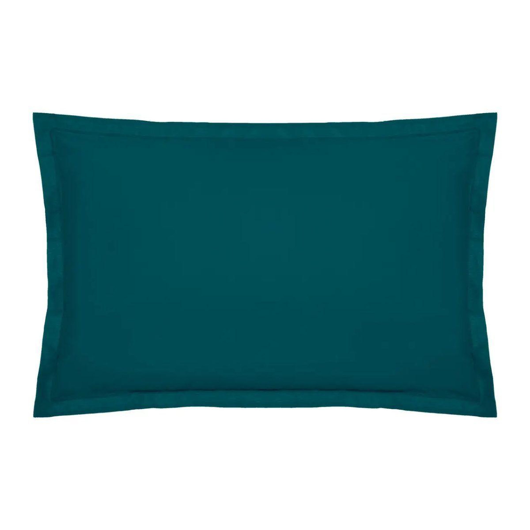 ATMOSPHERA Taie d'oreiller  percale  50x70cm bleu egéen