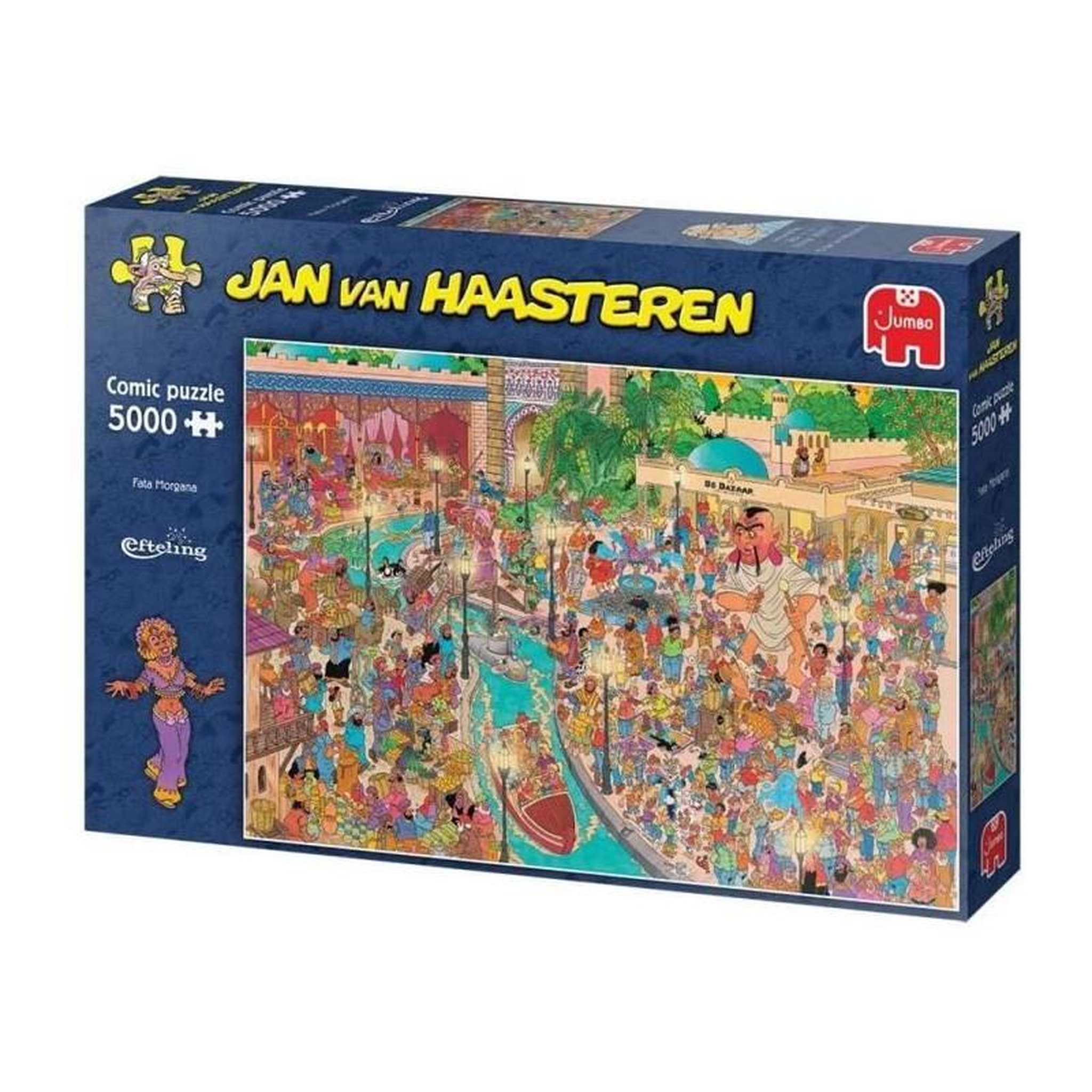 Voir la diapositive 2 : Jumbo Puzzle - JUMBO - Efteling Fata Morgana 5000 pcs - Puzzles Jan Van Haasteren, qualité et style unique