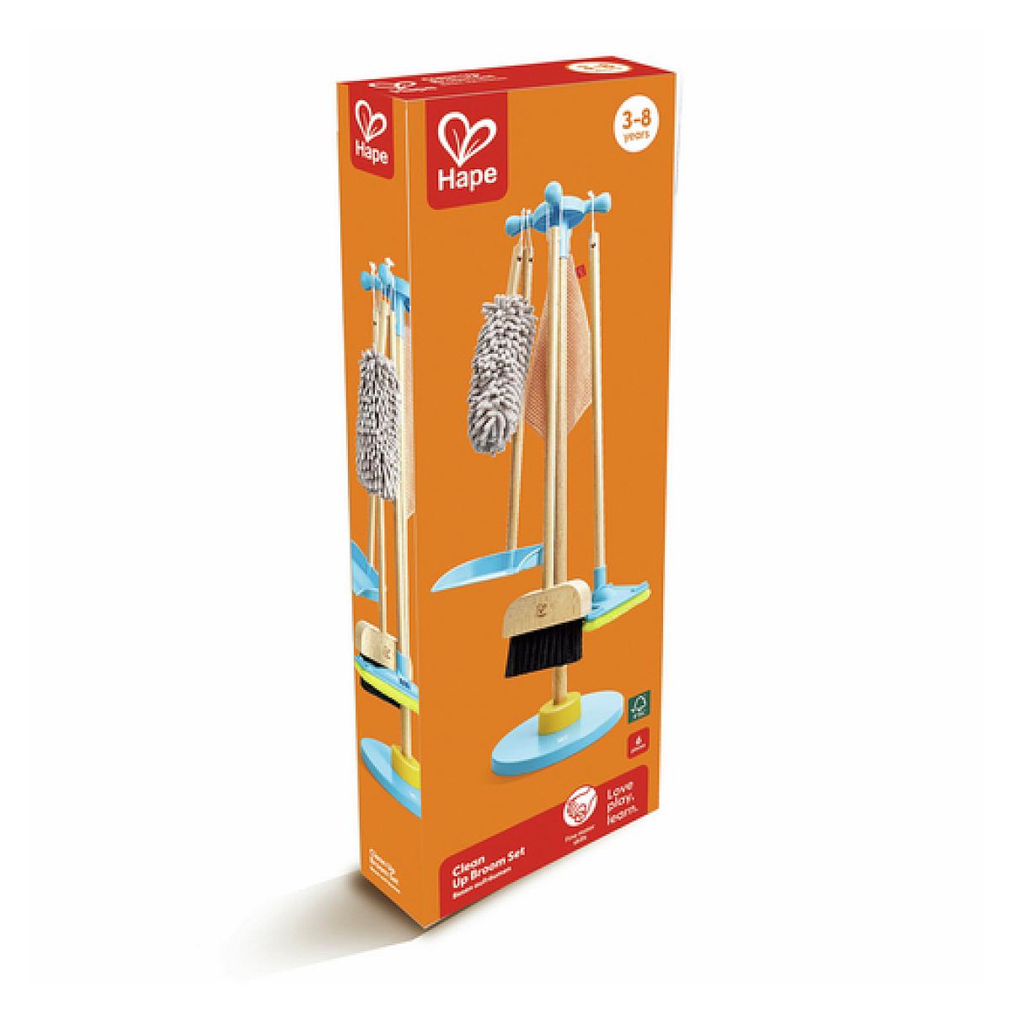 Voir la diapositive 2 : Hape Support pour balais et set de nettoyage - Jouet