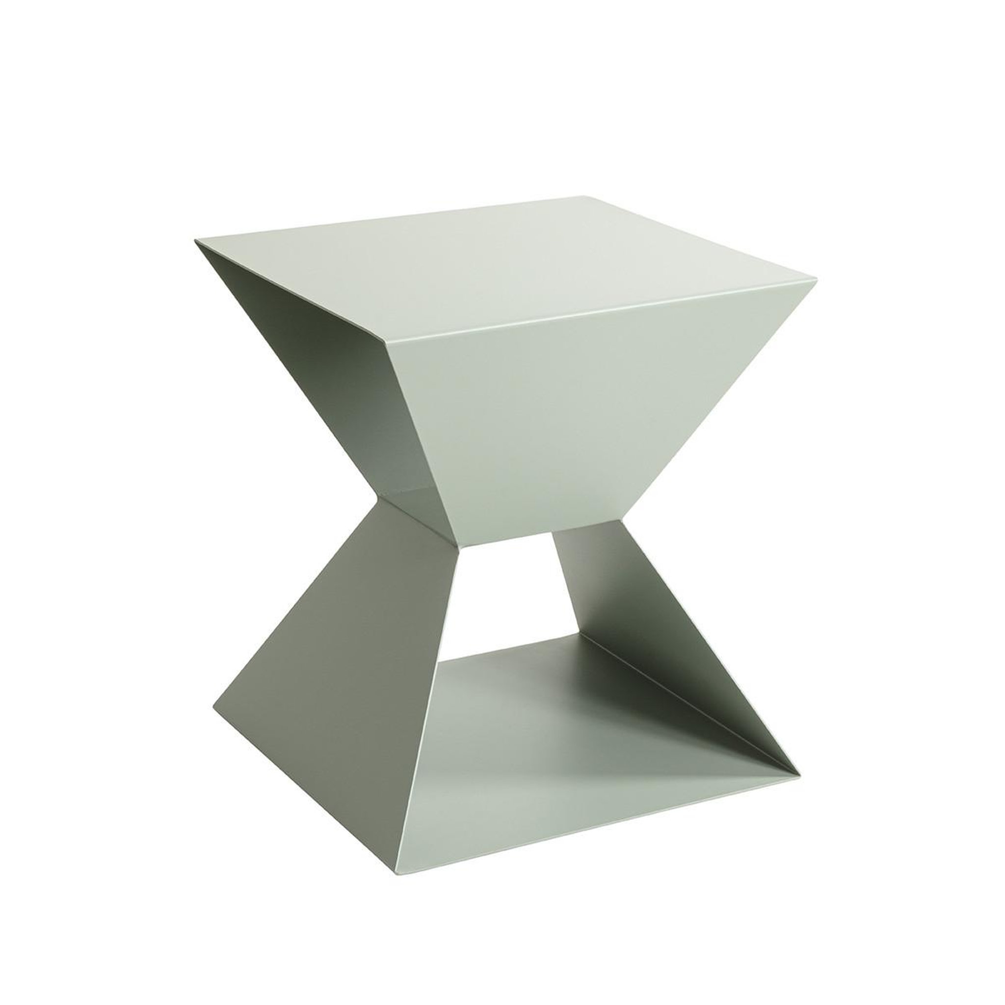 Paris Prix Table d'Appoint Design  Sablier  45cm Vert Sauge