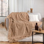Voir la diapositive 4 : Paris Prix Coussin Imitation Fourrure  Foxy  45x45cm Naturel