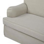 Voir la diapositive 6 : MARKET24 LUZ Canapé convertible - Tissu Beige - L 206 x P 95 x H 81 cm