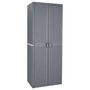 Voir la diapositive 1 : VIDAXL Armoire de rangement de jardin gris 65x45x172 cm PP rotin