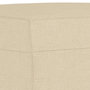 Voir la diapositive 5 : VIDAXL Repose-pied Creme 60x50x41 cm Tissu