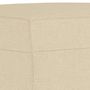 Voir la diapositive 5 : VIDAXL Repose-pied Creme 60x50x41 cm Tissu