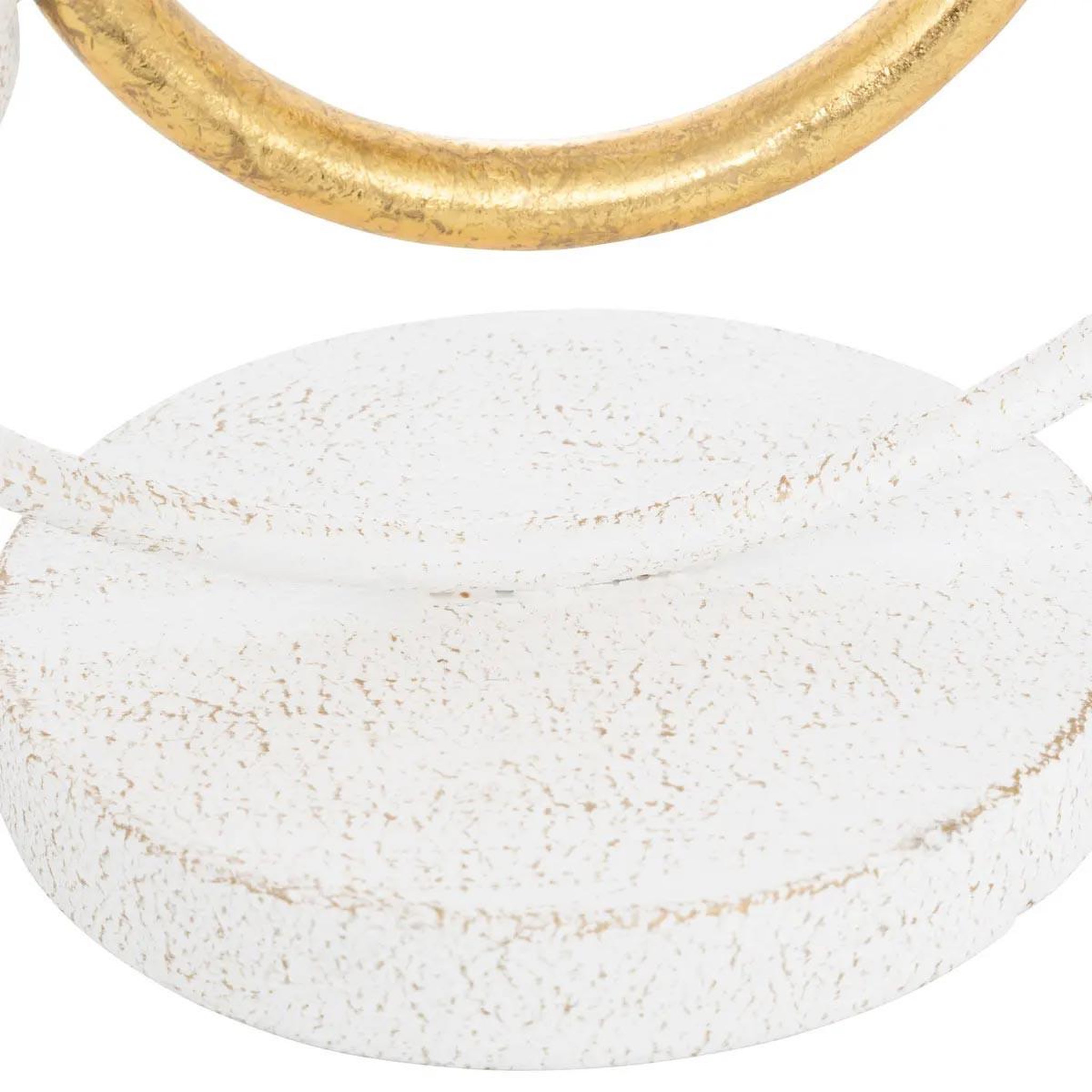 Voir la diapositive 3 : ATMOSPHERA Objet déco design en métal  rob  30cm blanc