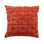 Voir la diapositive 1 : Paris Prix Coussin Déco Tufté  Bundi  40x40cm Terracotta