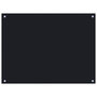 Voir la diapositive 2 : VIDAXL Dosseret de cuisine Noir 80x60 cm Verre trempé