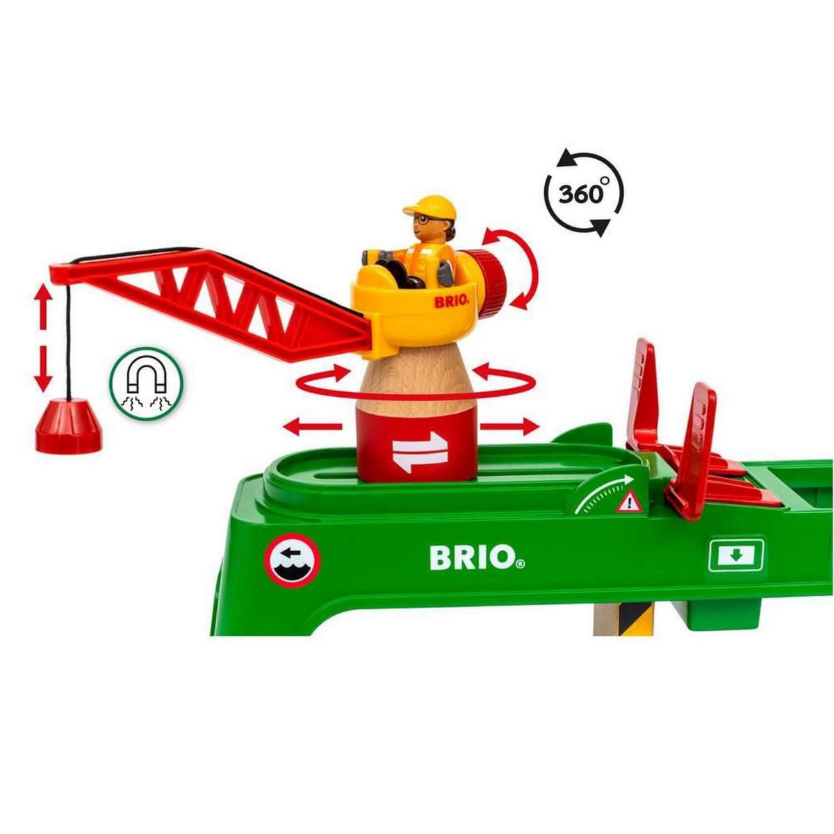 Brio 33996 Grue de double voie