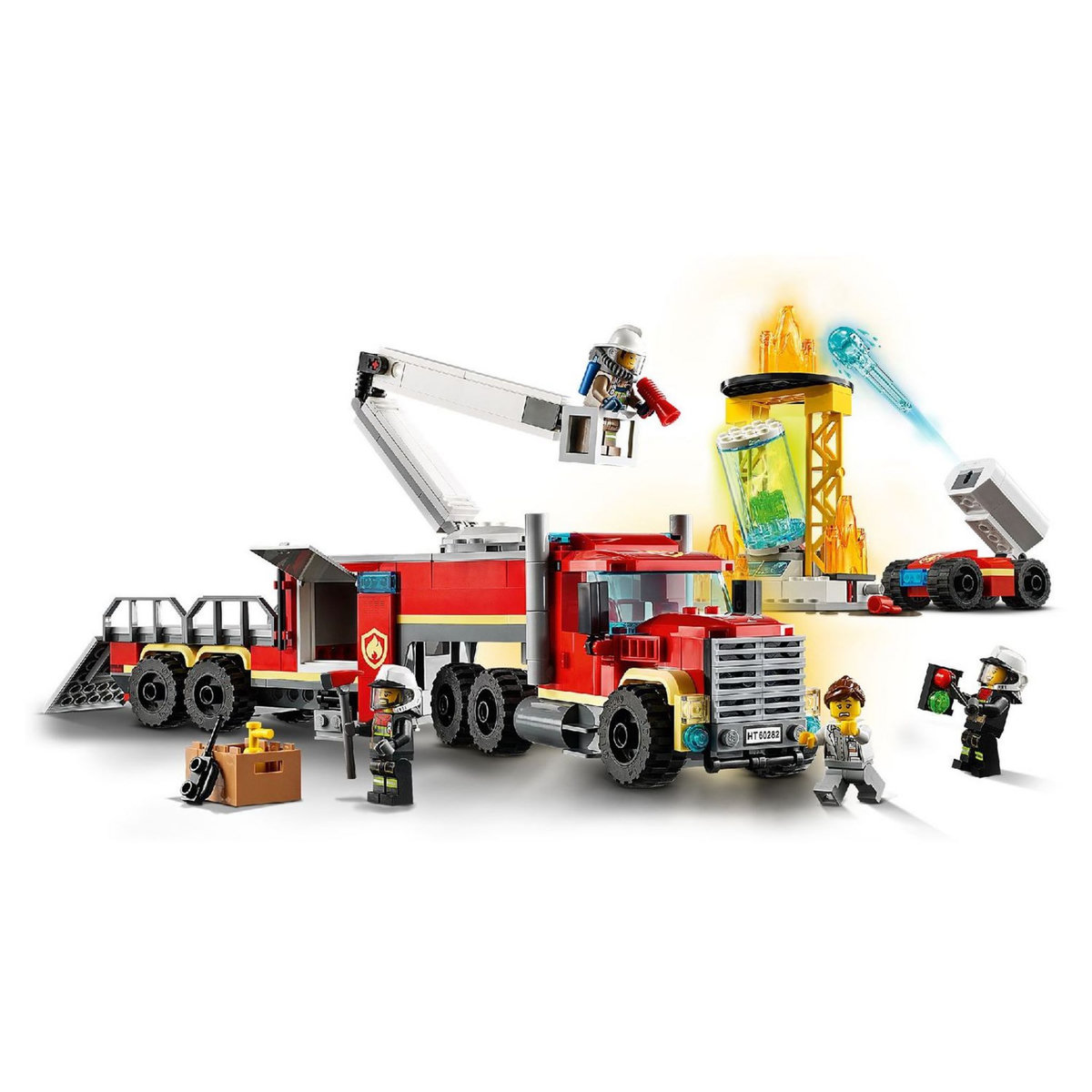 LEGO City 60282 - L&rsquo;unité de commandement des pompiers 