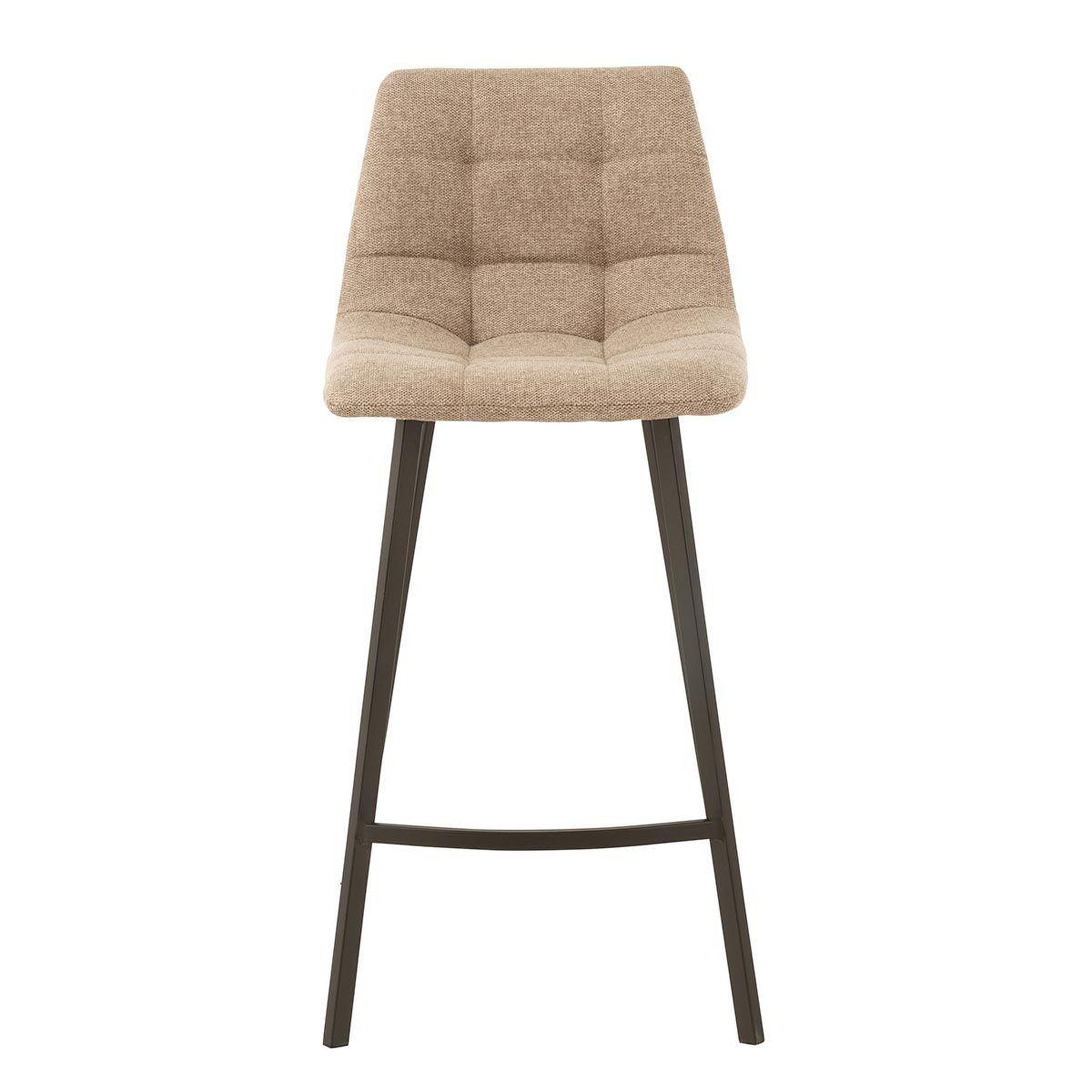 Voir la diapositive 2 : J-LINE Chaise de bar design  stéphane  95cm beige