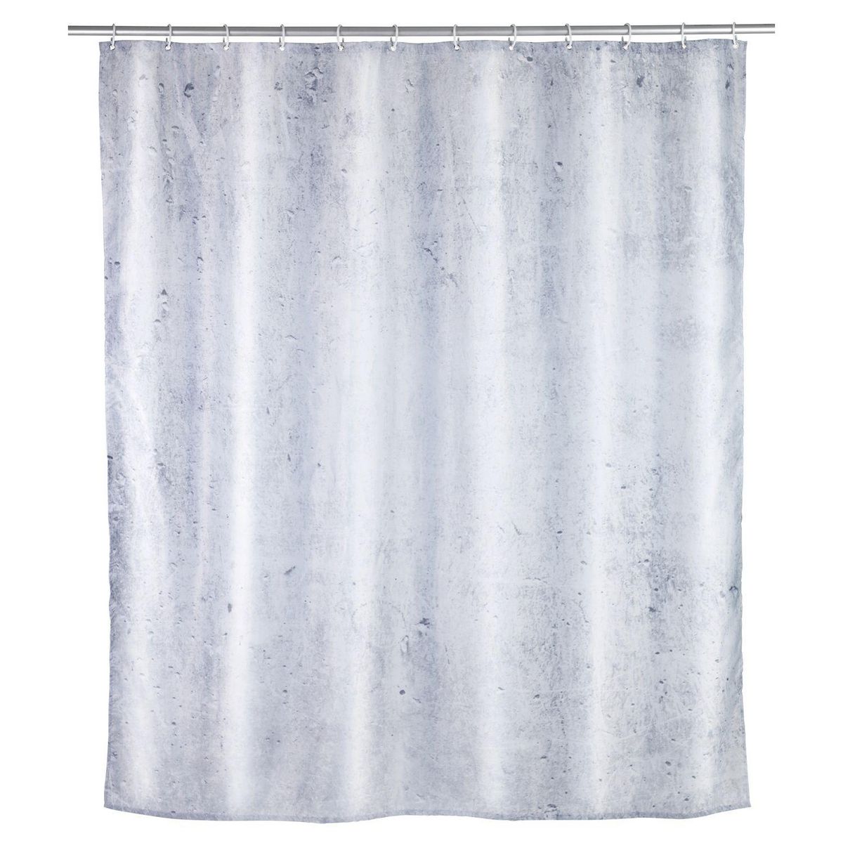Wenko Rideau de douche design Concrete - Polyester - 180 x 200 cm - Gris