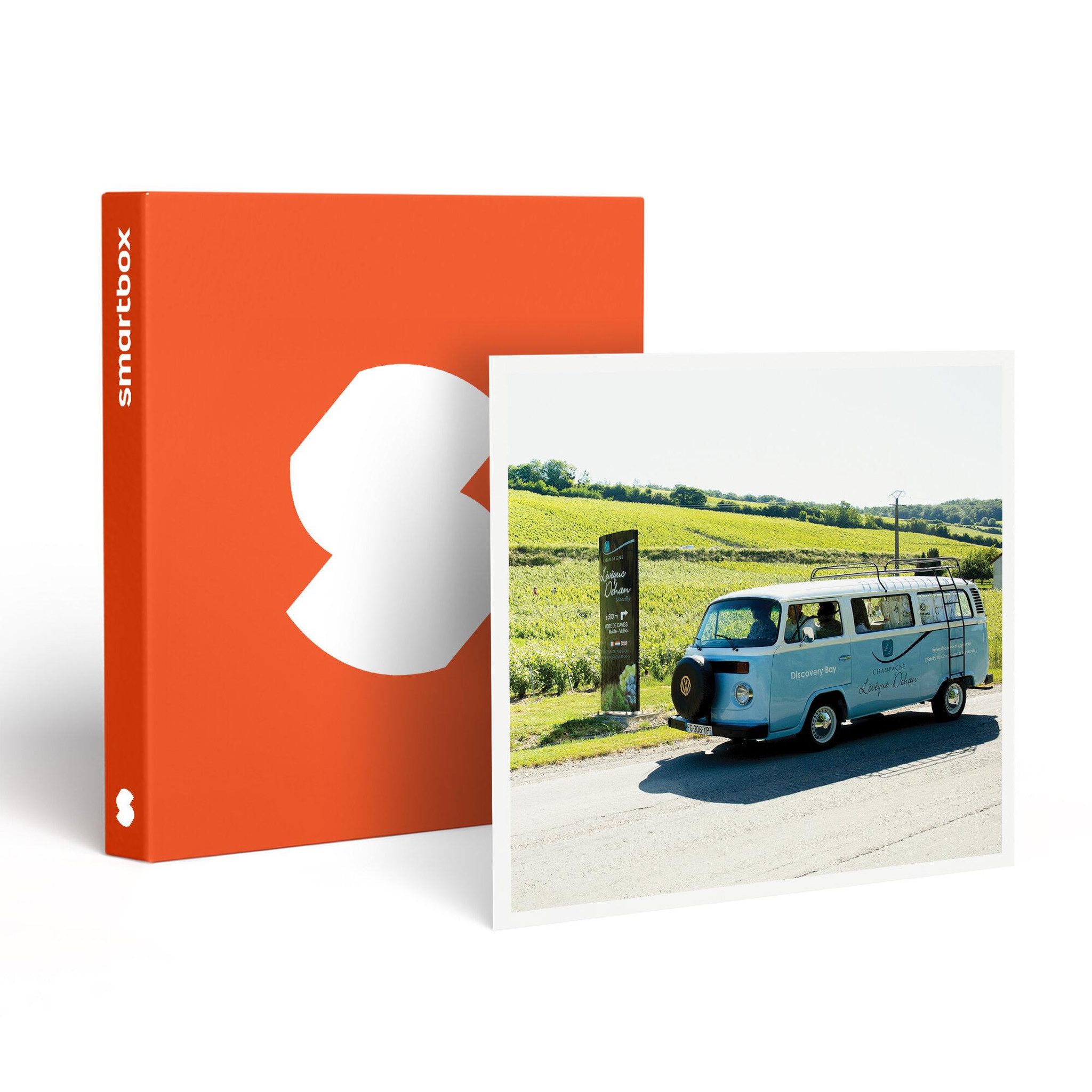 Smartbox Balade en combi sur la route du champagne avec dégustation - coffret cadeau sport & aventure