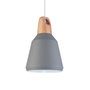 Voir la diapositive 1 : Paris Prix Lampe Suspension  Nao  24cm Gris Foncé