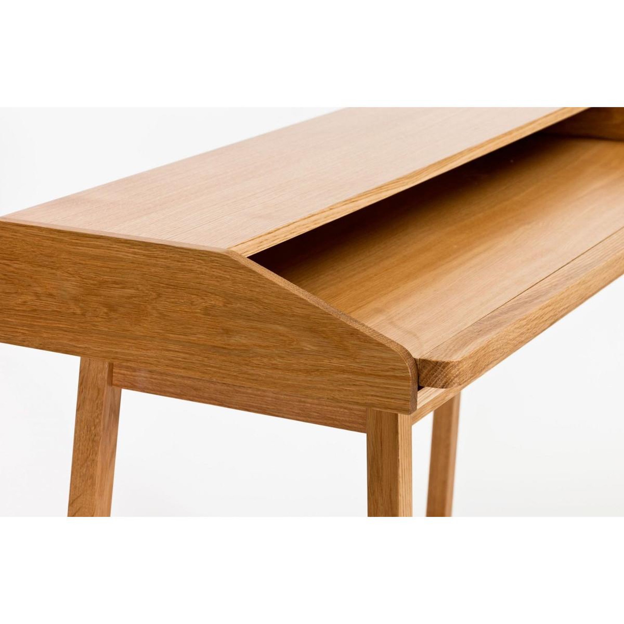 Voir la diapositive 5 : Paris Prix Bureau design avec plateau coulissant  st james  116cm chêne