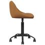 Voir la diapositive 3 : VIDAXL Chaise de bureau Marron Velours