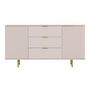 Voir la diapositive 3 : BEST MOBILIER Monica - buffet - beige - 150 cm