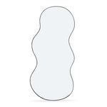 ID MARKET Miroir organique contour noir 45 x 100 cm