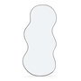Voir la diapositive 1 : ID MARKET Miroir organique contour noir 45 x 100 cm