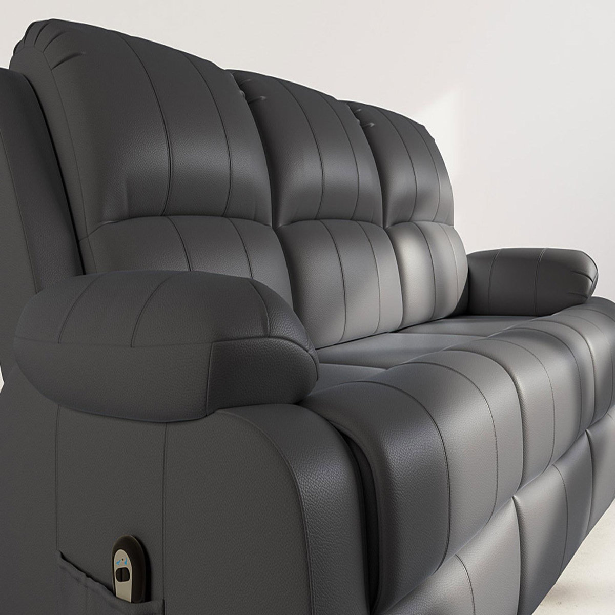 BEST MOBILIER Armand - canapé 3 places relax électrique en simili