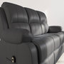 Voir la diapositive 5 : BEST MOBILIER Armand - canapé 3 places relax électrique en simili