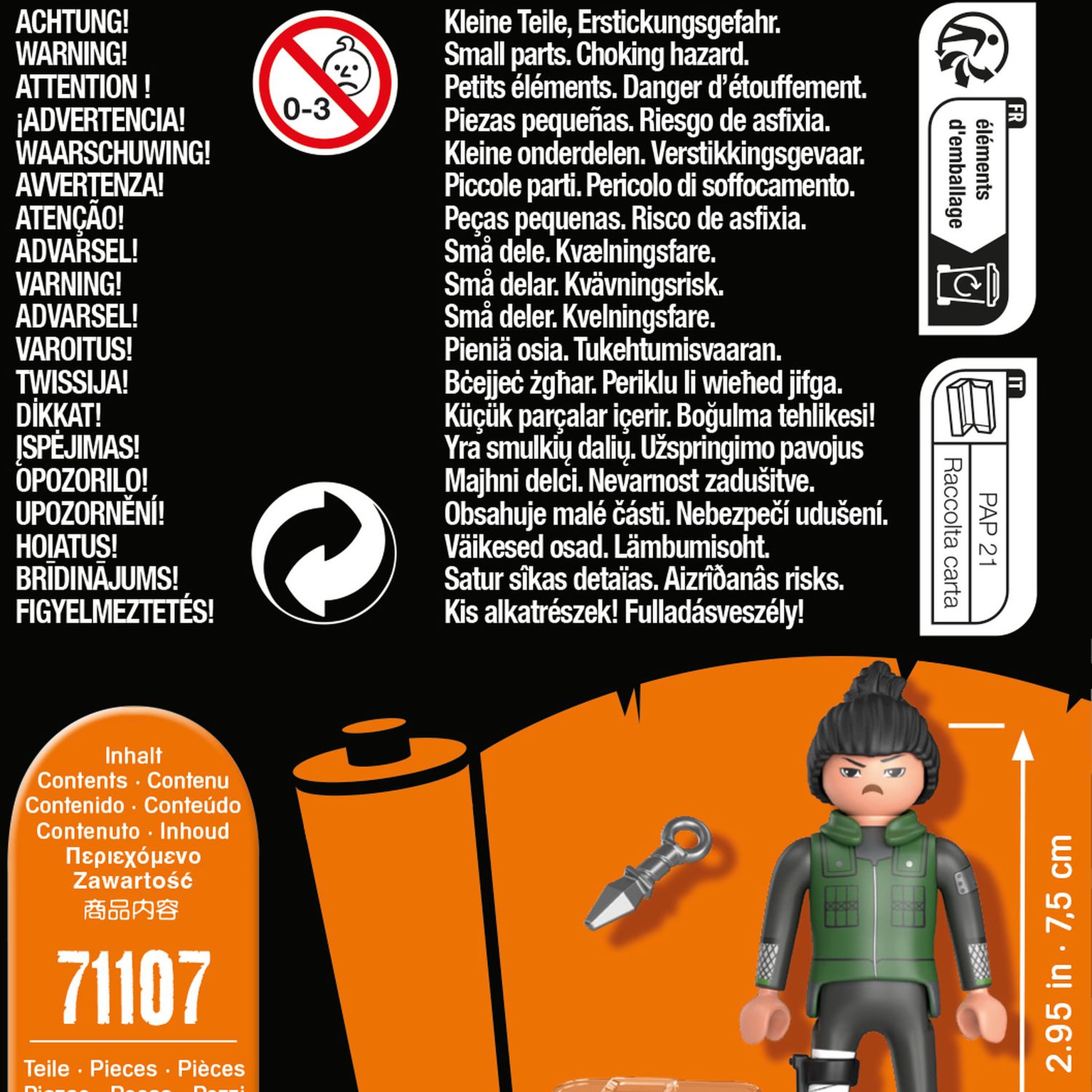 Voir la diapositive 4 : PLAYMOBIL 71107 Shikamaru
