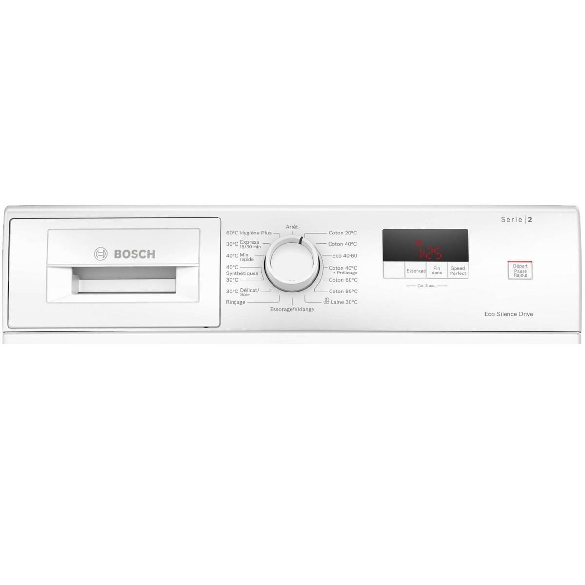BOSCH Lave-linge hublot 7 kg 1200 tours/min - WGE02201FR