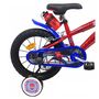 Voir la diapositive 4 : SPIDERMAN Vélo 14 pouces - Spiderman + casque de protection