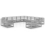Voir la diapositive 2 : VIDAXL Salon de jardin 13 pcs bois de pin massif