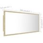Voir la diapositive 6 : VIDAXL Miroir LED de salle de bain Chene sonoma 100x8,5x37cm Acrylique
