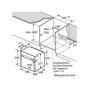 Voir la diapositive 5 : BOSCH Four intégrable multifonction 71l 60cm pyrolyse noir - HBG7741B1F
