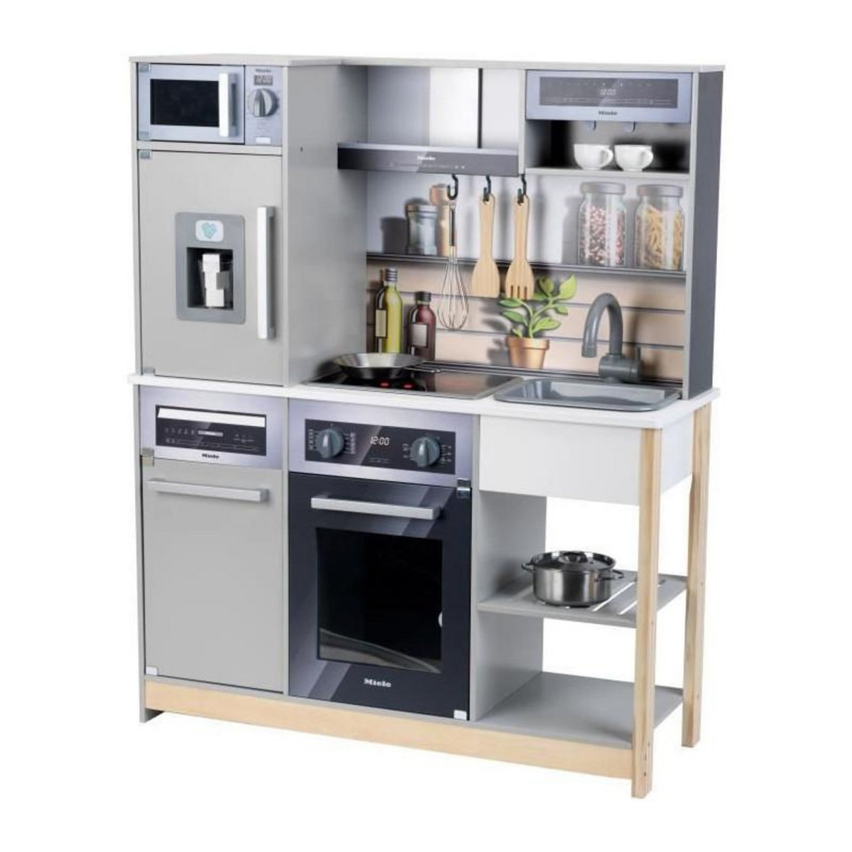 Klein Cuisine en bois Miele Family avec accessoires, grand modele - KLEIN - 7194