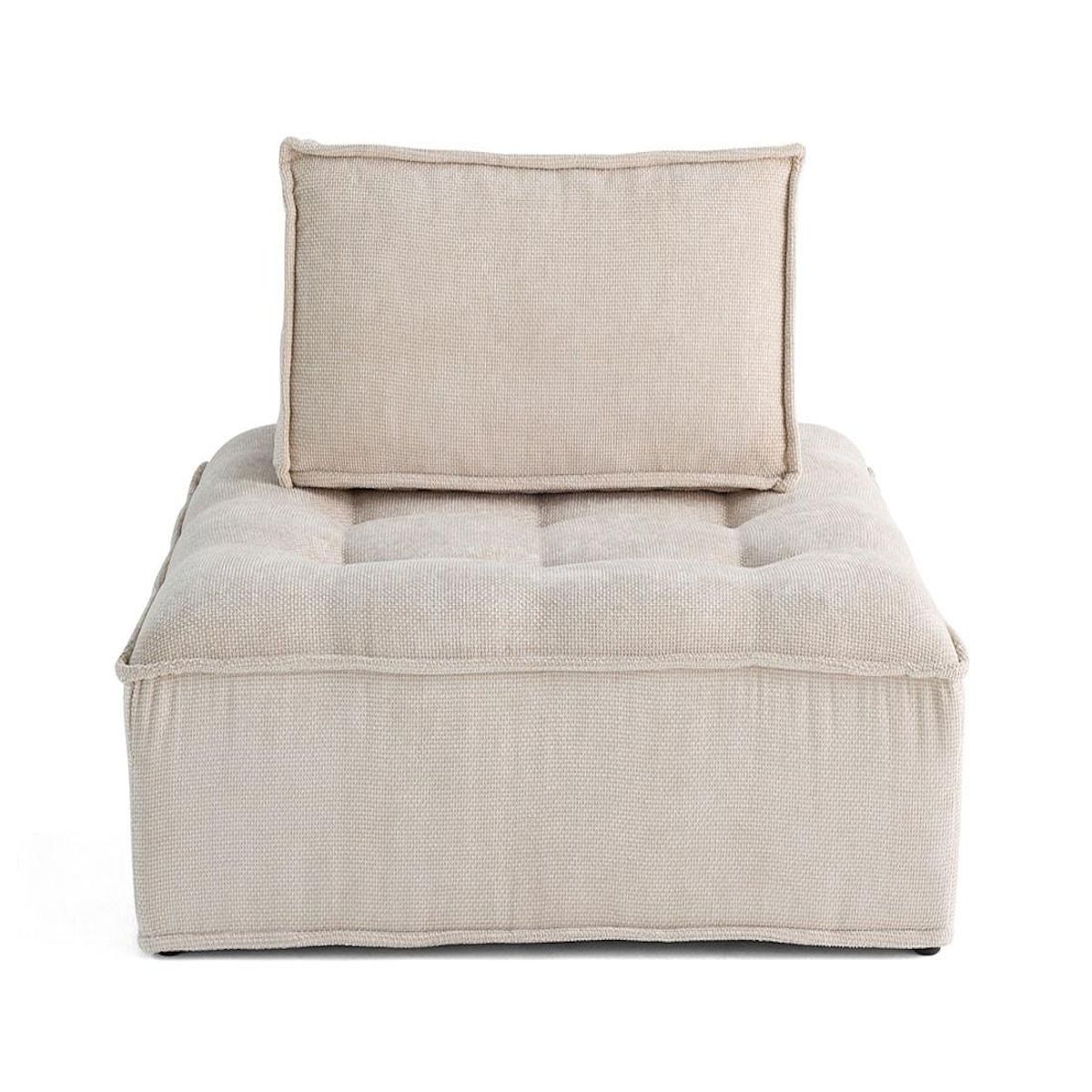 LISA DESIGN Marisol - module d'assise - velours texturé