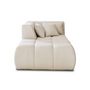 Voir la diapositive 5 : LISA DESIGN Caracas - module d'assise méridienne gauche - en tissu